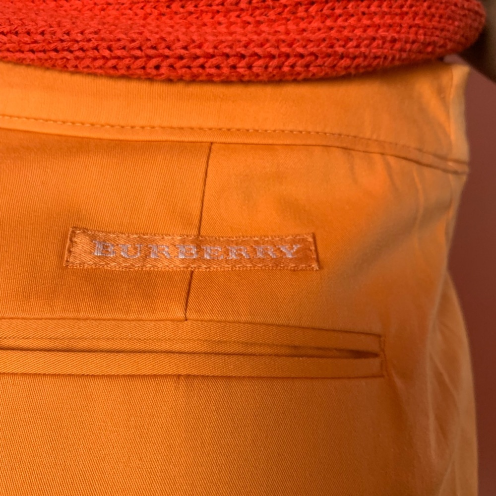 Tangerine Burberry skort - Picture 3 of 3